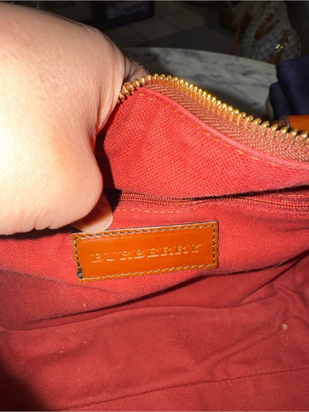 Burberry Alchester Canvas Bag- Medium - Picture 14 of 15